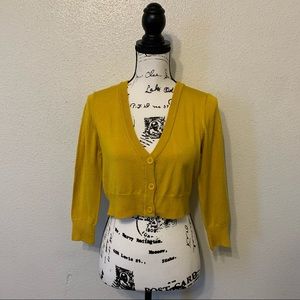 MAK Cropped Cardigan Sweater